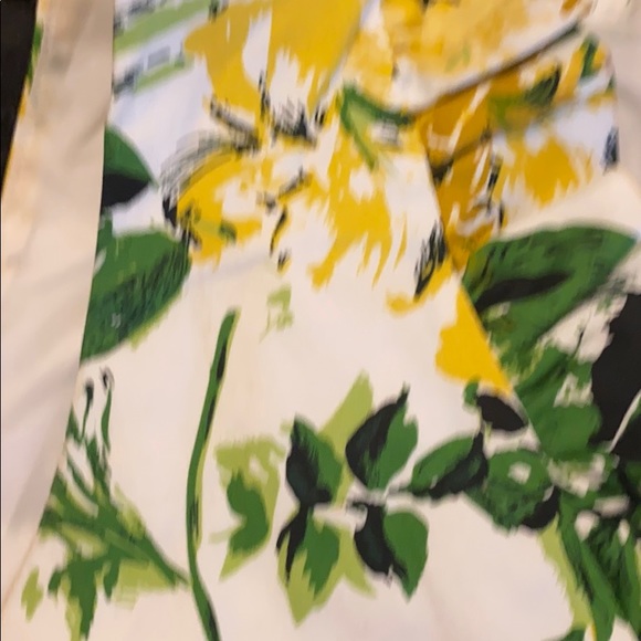 Sleeveless yellow and green dress - Picture 4 of 9